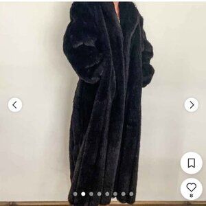 Vintage 50s Monterey Fashion Faux Fur Coat RARE